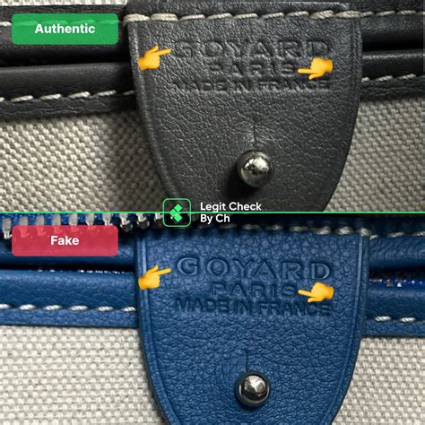 goyard tote real vs fake|legit check goyard tote.